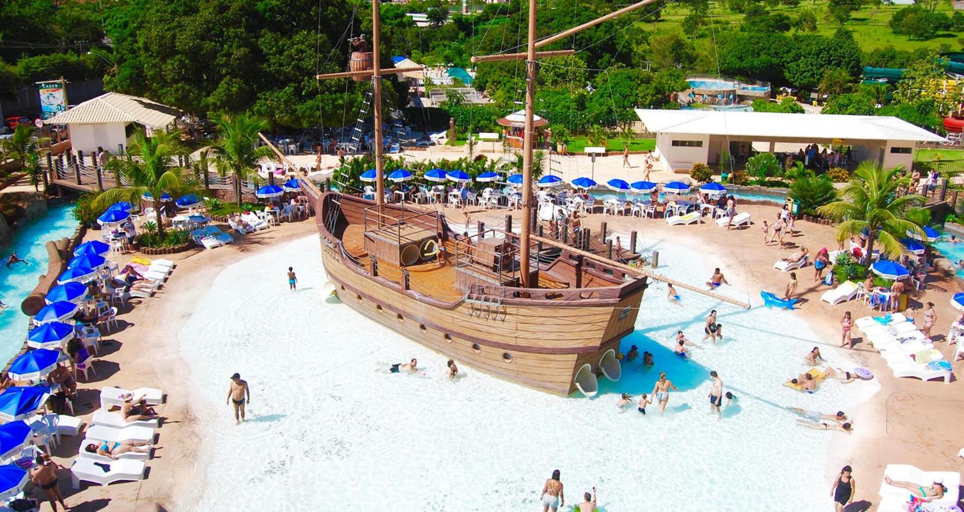 Piazza Diroma - Acqua Park, Splash E Slide Caldas Novas Zewnętrze zdjęcie